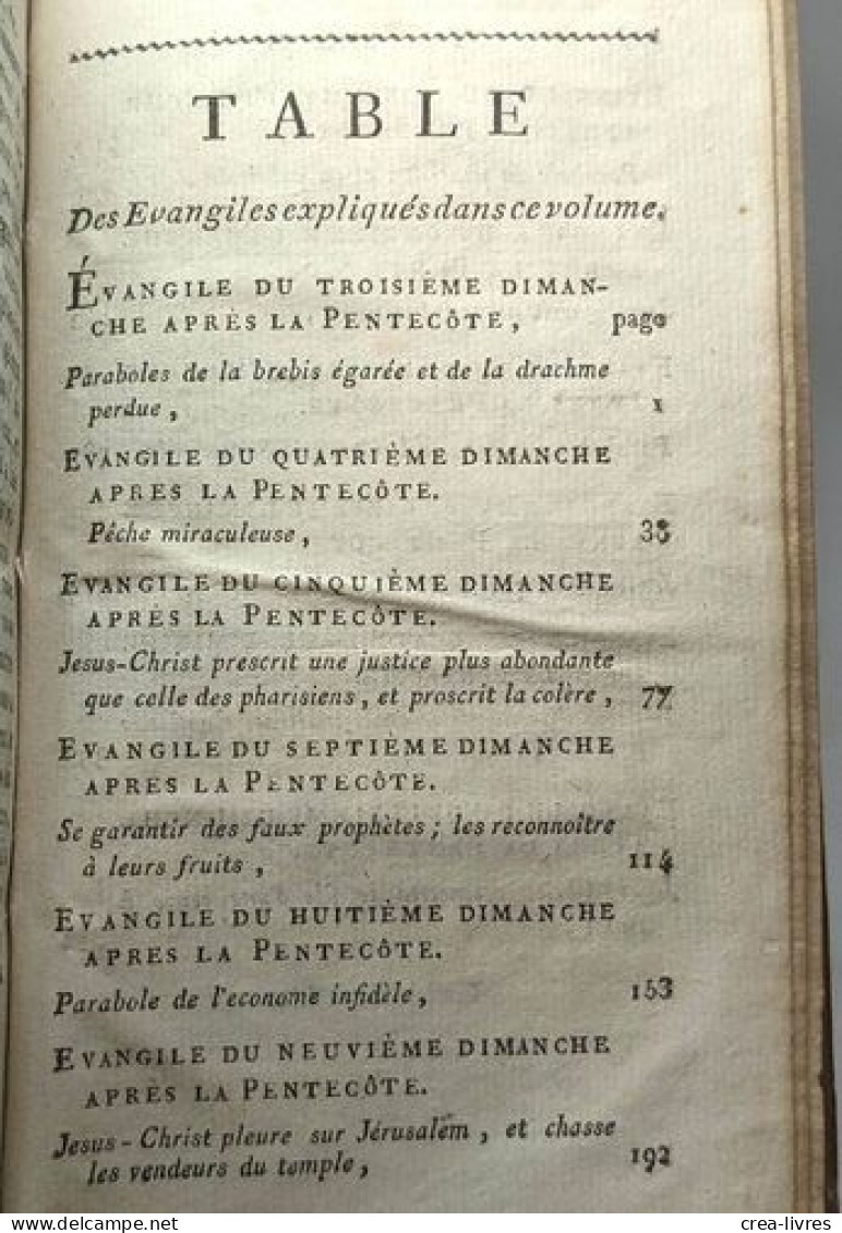 Explication Des évangiles Des Dimanches Et De Quelques-unes Des Principales Fêtes De L'année - TOME QUATRIEME - Religion