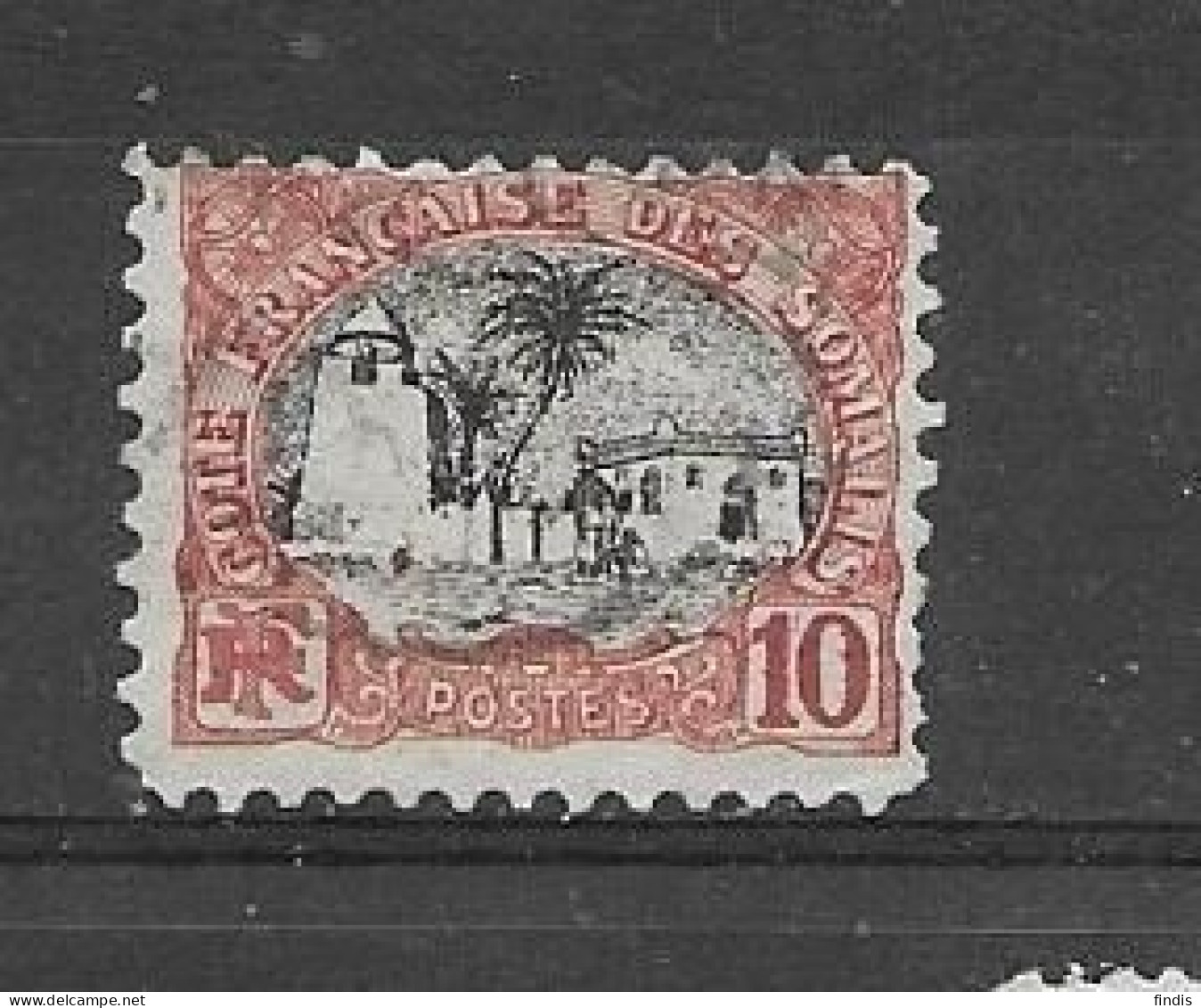 COTE DES SOMALIES YT 57 O - Used Stamps