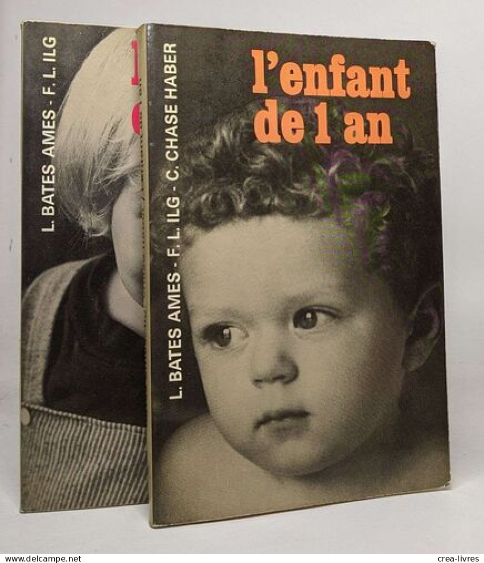 Lot De 2 Ouvrages De Ames Bates: L' Enfant De 1 An / L'Enfant De 2 Ans - Health