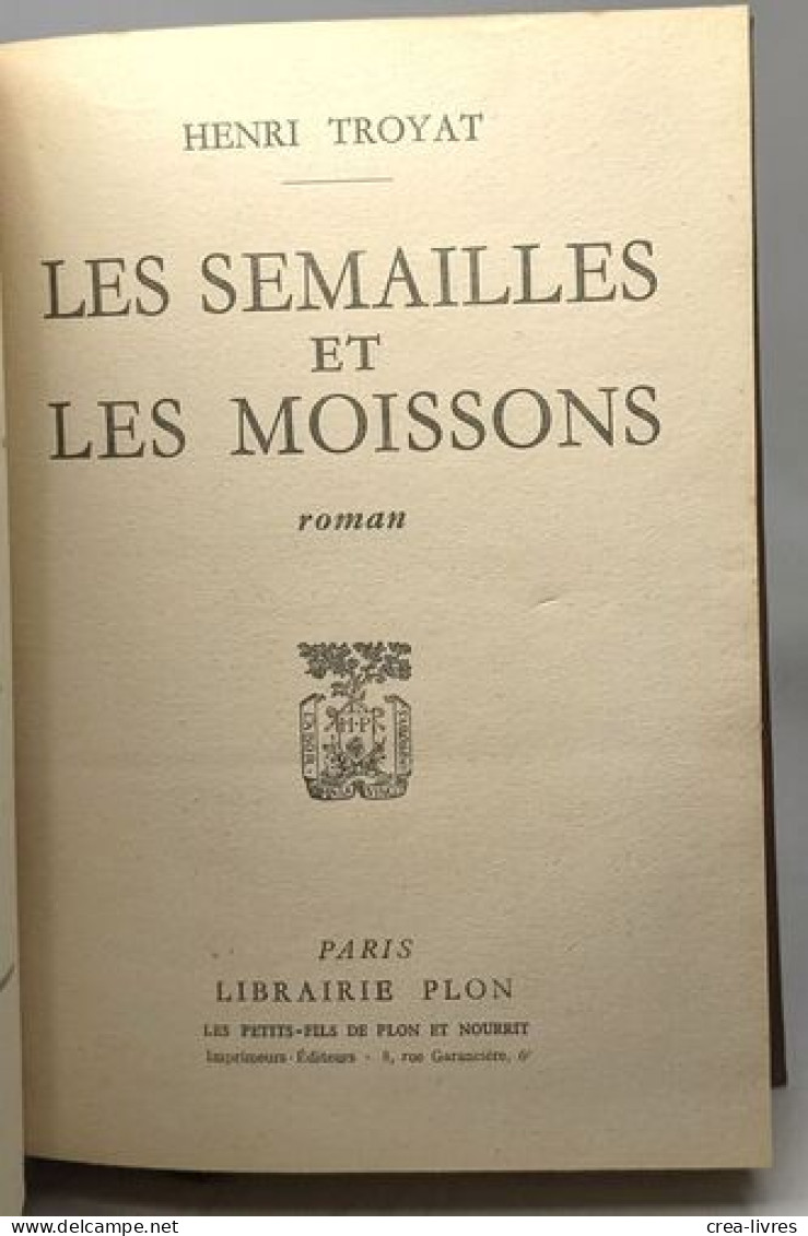 Les Semailles Et Les Moissons Complet: Les Semailles Et Les Moissons + Amélie + La Grive + Tendre Et Violente Elisabeth  - Autres & Non Classés