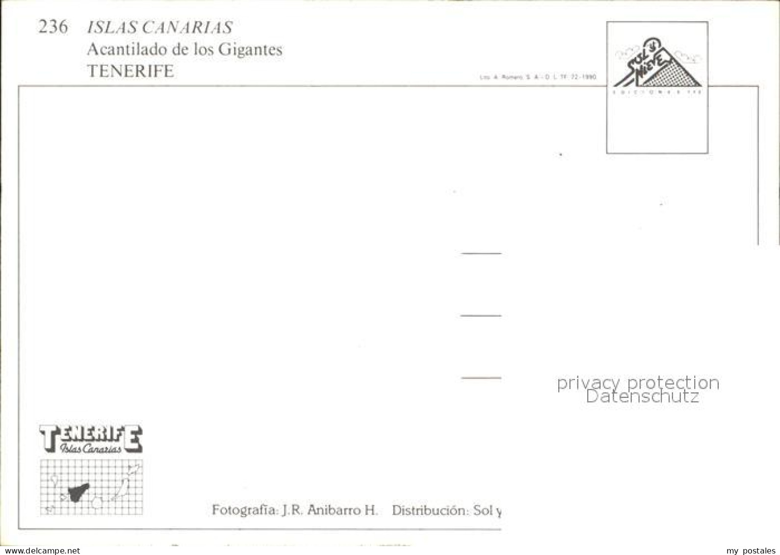 72568643 Tenerife Acantilao De Los Gigantes Islas Canarias Spanien - Autres & Non Classés