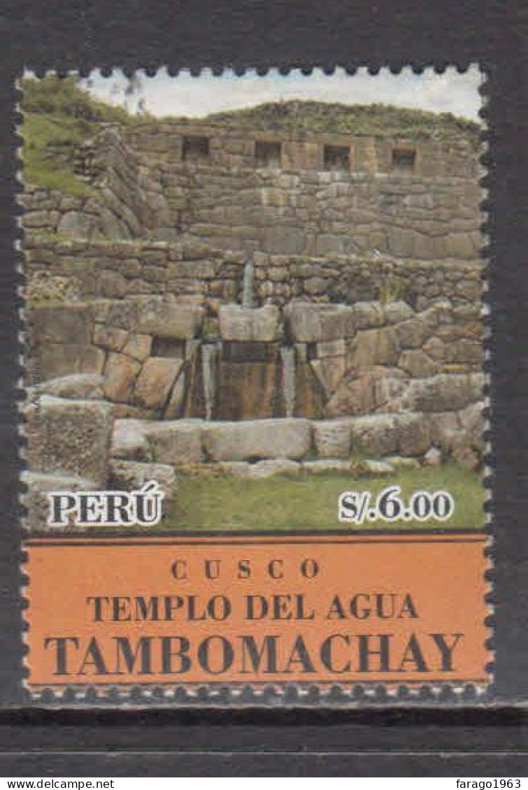 2014 Peru Temple Tambomachay Archaeology  Complete Set Of 1  MNH - Pérou