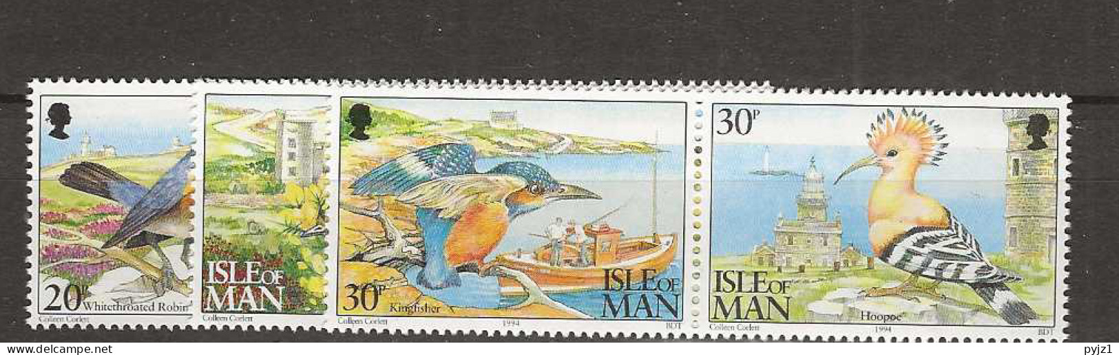 1994 MNH Isle Of Man Mi 570-75  Postfris** - Isola Di Man