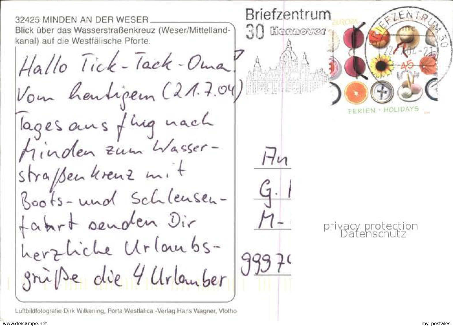 72568552 Minden Westfalen Wasserstrassenkreuz Westfaelische Pforte Minden - Minden