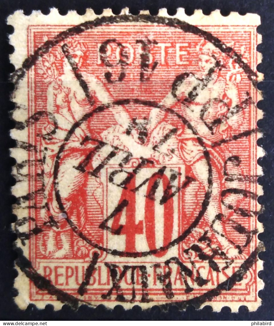 FRANCE                           N° 70                    OBLITERE Journaux Paris          Cote : 45 € - 1876-1878 Sage (Type I)