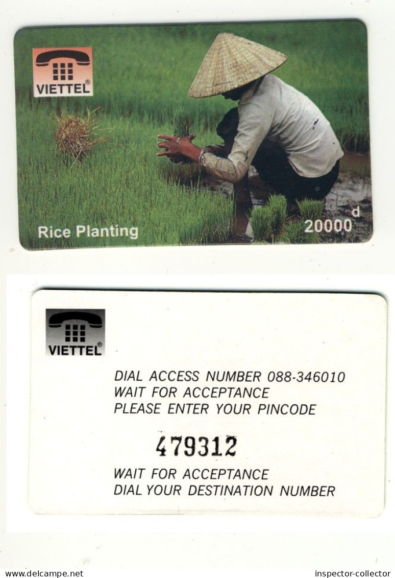 VIET NAM Phonecard__Rice Planting___VIETTEL - Viêt-Nam