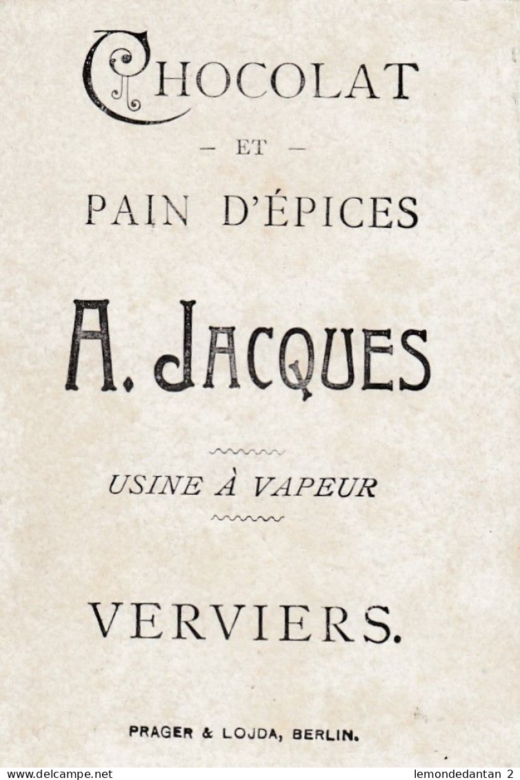 Chromo Chocolat Et Pain D'épices A. Jacques - Verviers - Jacques