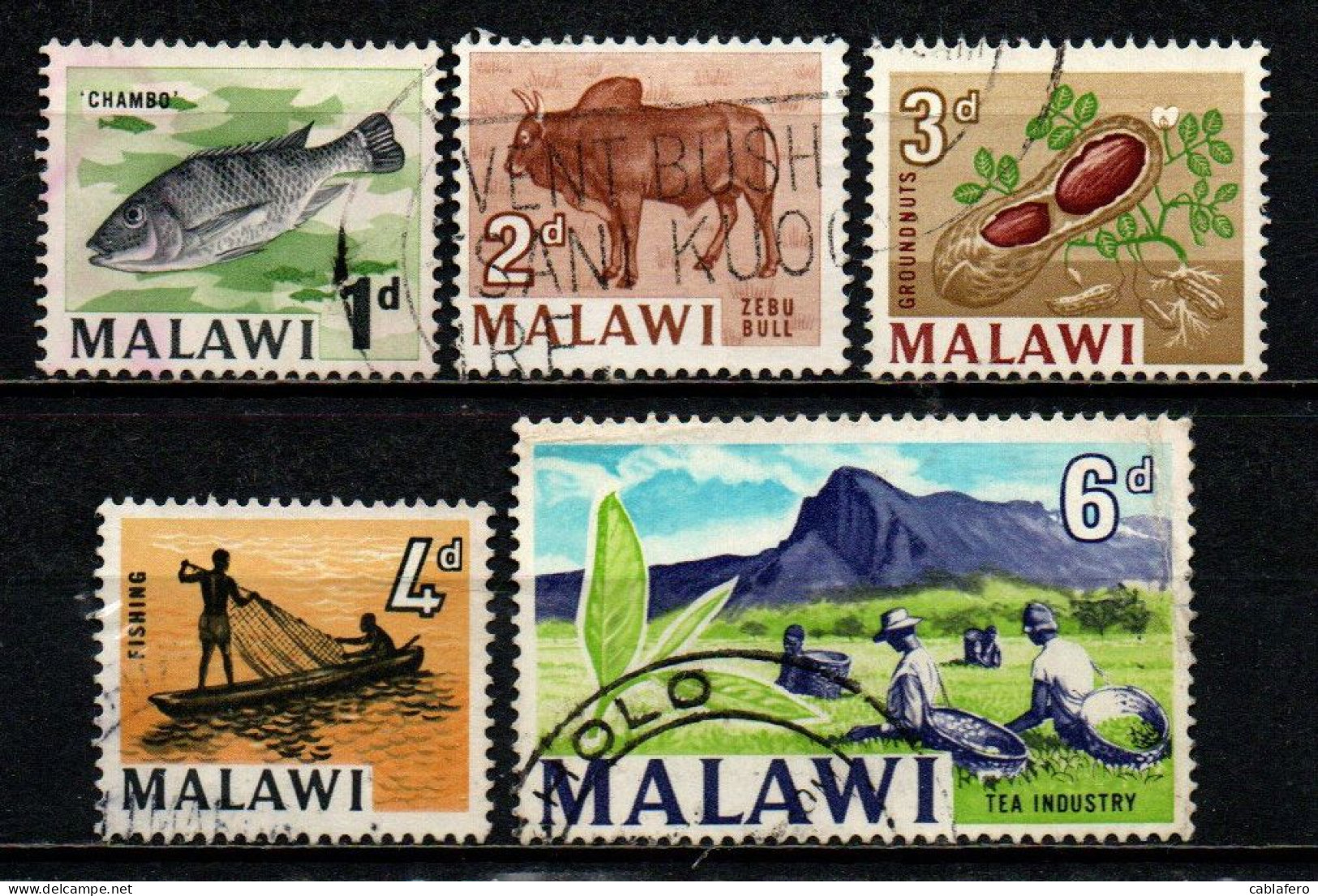 MALAWI - 1964 - IMMAGINI DI MALAWI - USATI - Malawi (1964-...)