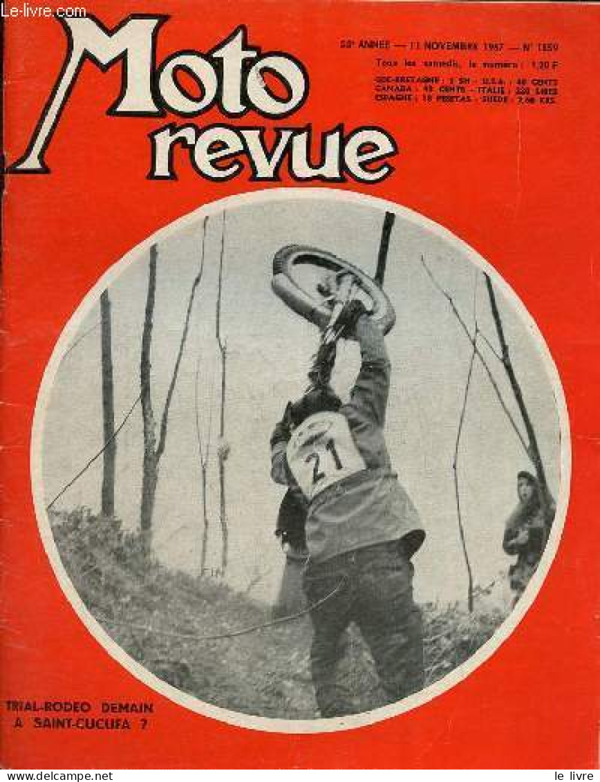 Moto Revue N°1859 11 Novembre 1967 - Régularité - Nouveautés Aermacchi-harley-davidson - Il A Vu Le Jour En 1906, Mais L - Andere Magazine
