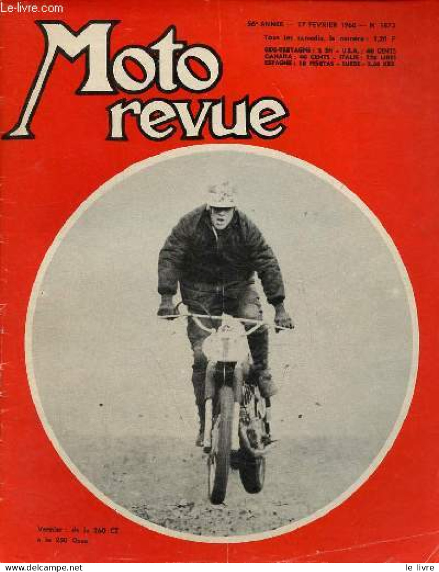 Moto Revue N°1873 17 Février 1968 - Impressions Sur La 250 Ossa Cross - Trial - Le Calendrier Sportif National - Moto-cr - Autre Magazines