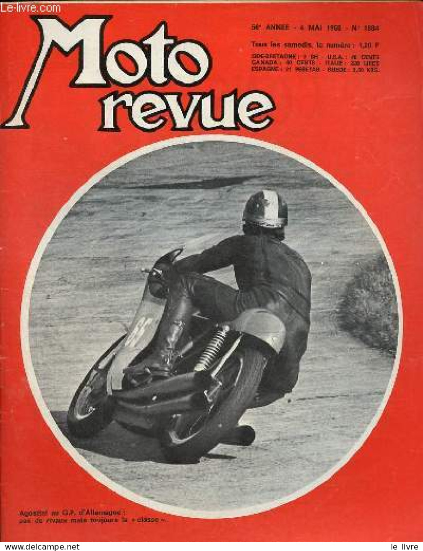 Moto Revue N°1884 4 Mai 1968 - Spécial GP De France Moto-cross 250 Cc Thouars 12 Mai - Les Favoris Gagnent Les Privés Fo - Otras Revistas
