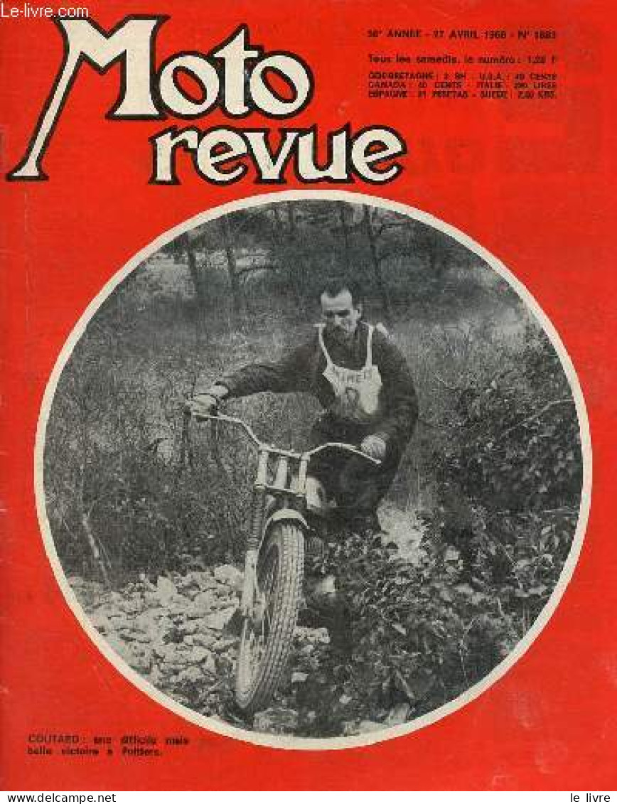 Moto Revue N°1883 27 Avril 1968 - L'histoire De Moto-revue C'est L'histoire Du Motocyclisme - Les Résultats - Cross Prem - Autre Magazines