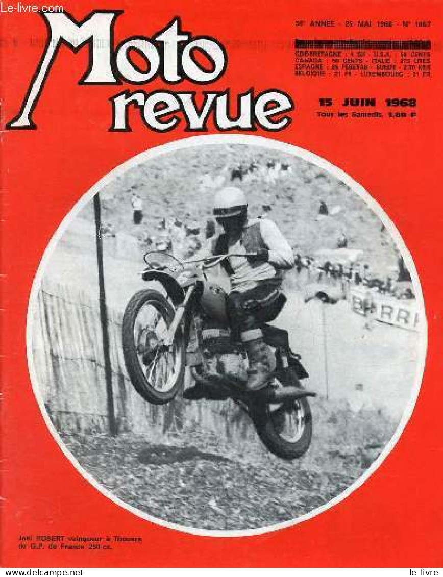 Moto Revue N°1887 25 Mai 1968 - Moto-revue Repart Après Un Arret Forcé De Trois Semaines - Grand Prix De France De Moto- - Autre Magazines