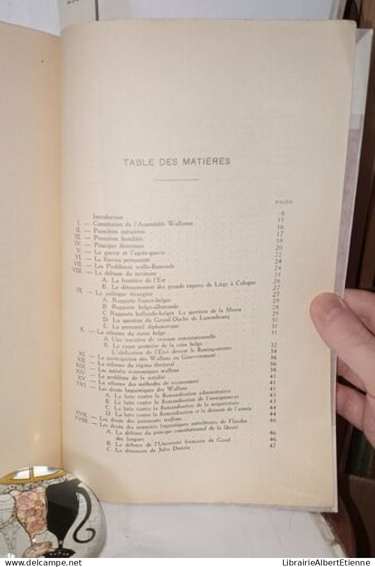 L'assemblée Wallonne 1912-1937 Vingt-cinq Ans De Lutte Contre L'hégémonie Flamande Et Le Contrainte Linguistique - Unclassified