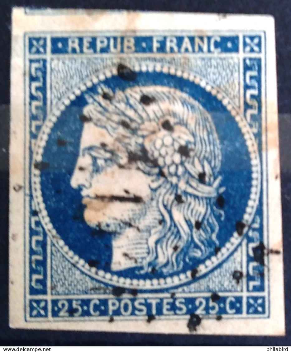 FRANCE                           N° 4                    OBLITERE                Cote : 65 € - 1849-1850 Ceres