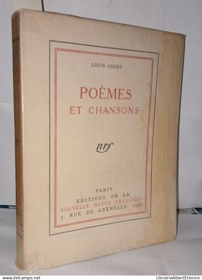 Poèmes Et Chansons - Sonstige & Ohne Zuordnung