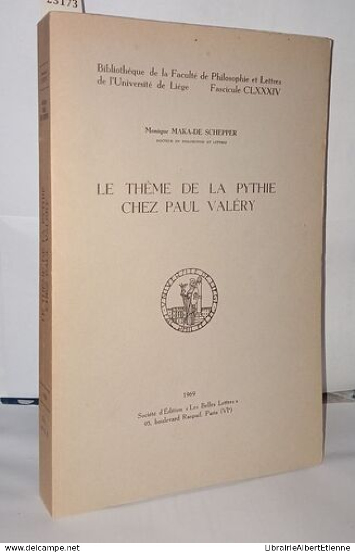 Le Thème De La Pythie Chez Paul Valéry - Non Classés