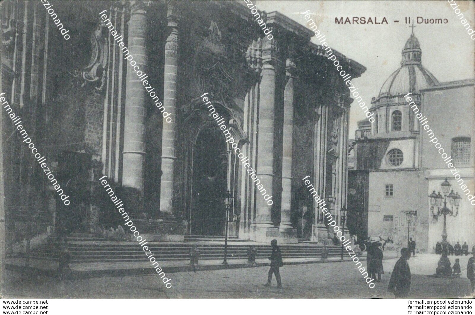 Bg231 Cartolina Marsala Il Duomo Provincia Di Trapani - Trapani