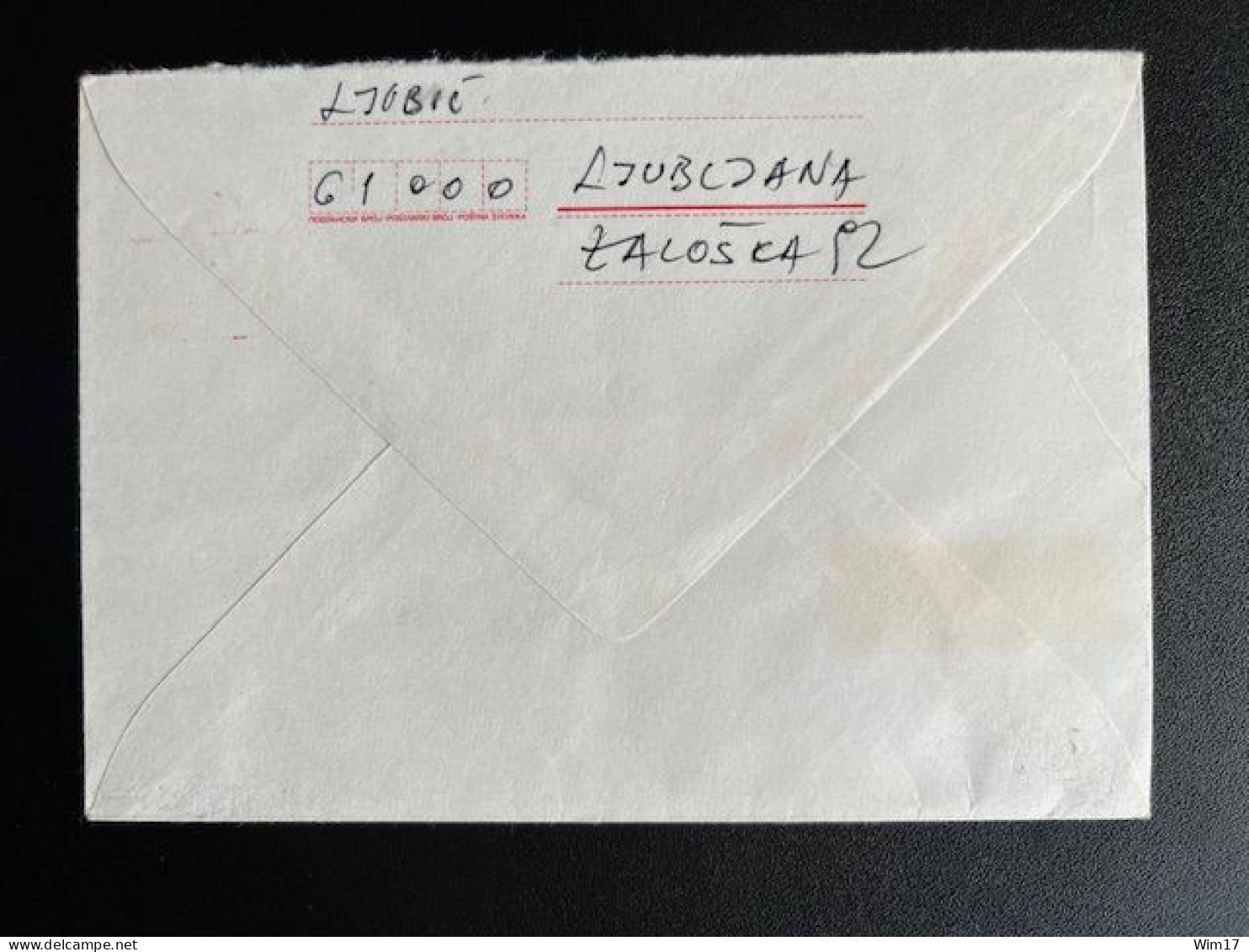 JUGOSLAVIJA YUGOSLAVIA 1982 REGISTERED LETTER LJUBLJANA TO MARIBOR 23-01-1982 - Lettres & Documents