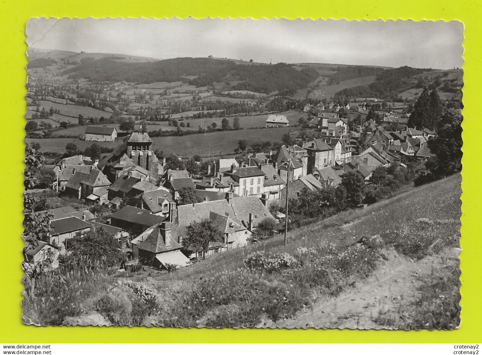 15 SAINT CERNIN Vers Jussac N°118 Vue Générale En 1953 Photo éditions BOS Aurillac - Jussac