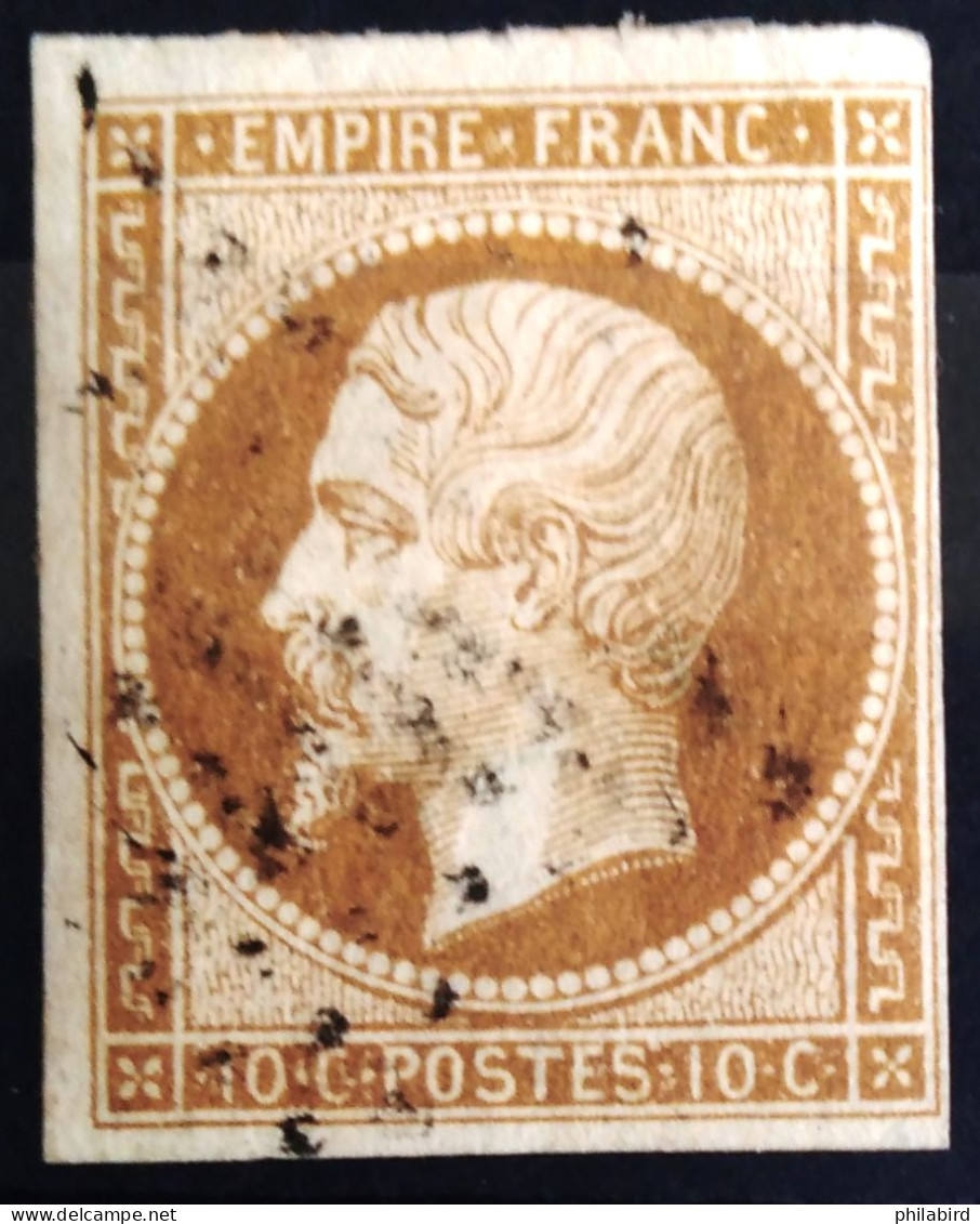 FRANCE                           N° 13B                  OBLITERE                Cote : 35 € - 1853-1860 Napoléon III