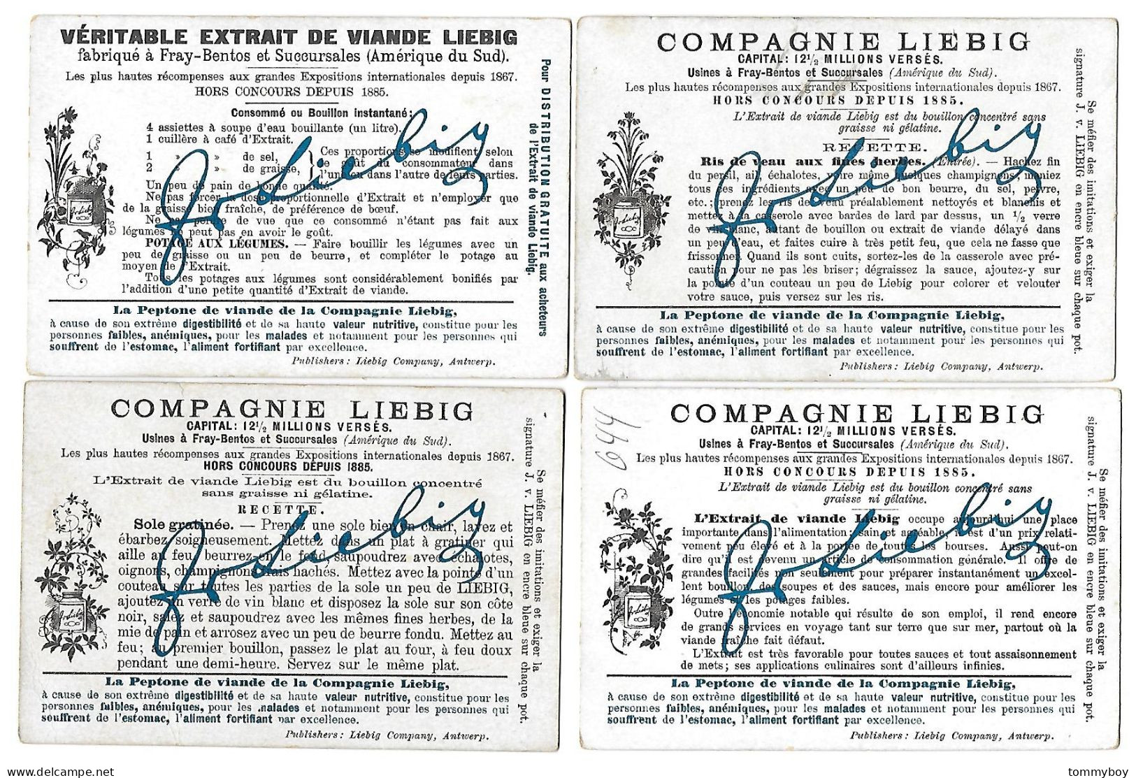 S 644, Liebig 6 Cards, Sindbad Le Marin (ref B15) - Liebig