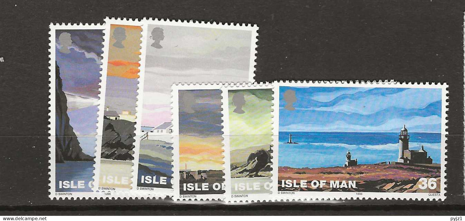 1996 MNH Isle Of Man Mi 661-66 Postfris** - Man (Eiland)