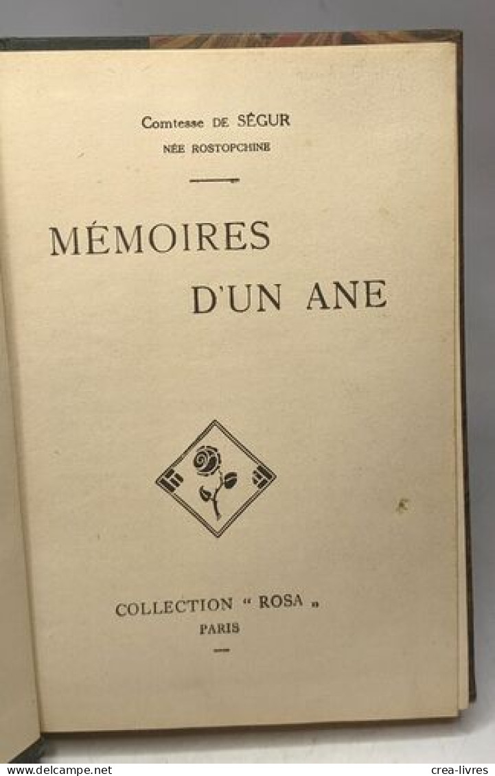 Mémoires D'un âne - Sonstige & Ohne Zuordnung