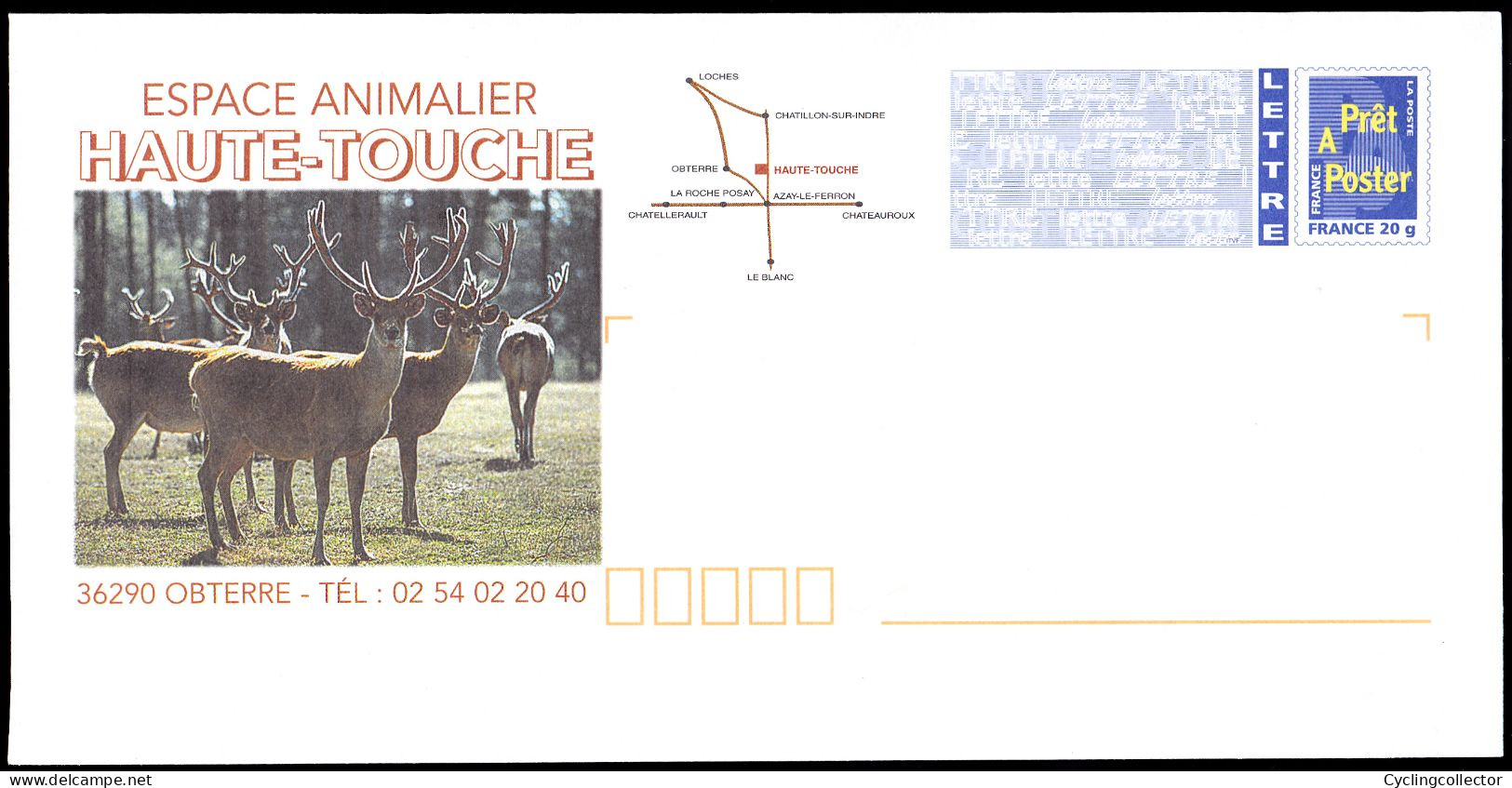 PaP  Espace Animalier Haute-Touche 36290 Obterre ( Animaux ,cerfs ) - Andere & Zonder Classificatie