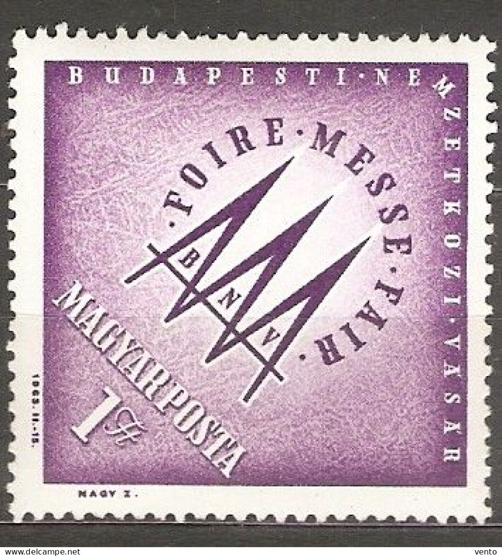 Hungary 1963 Mi 1919 ** - Unused Stamps