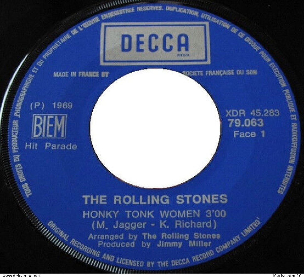 Honky Tonk Women / You Can't Always Get What You Want - Zonder Classificatie