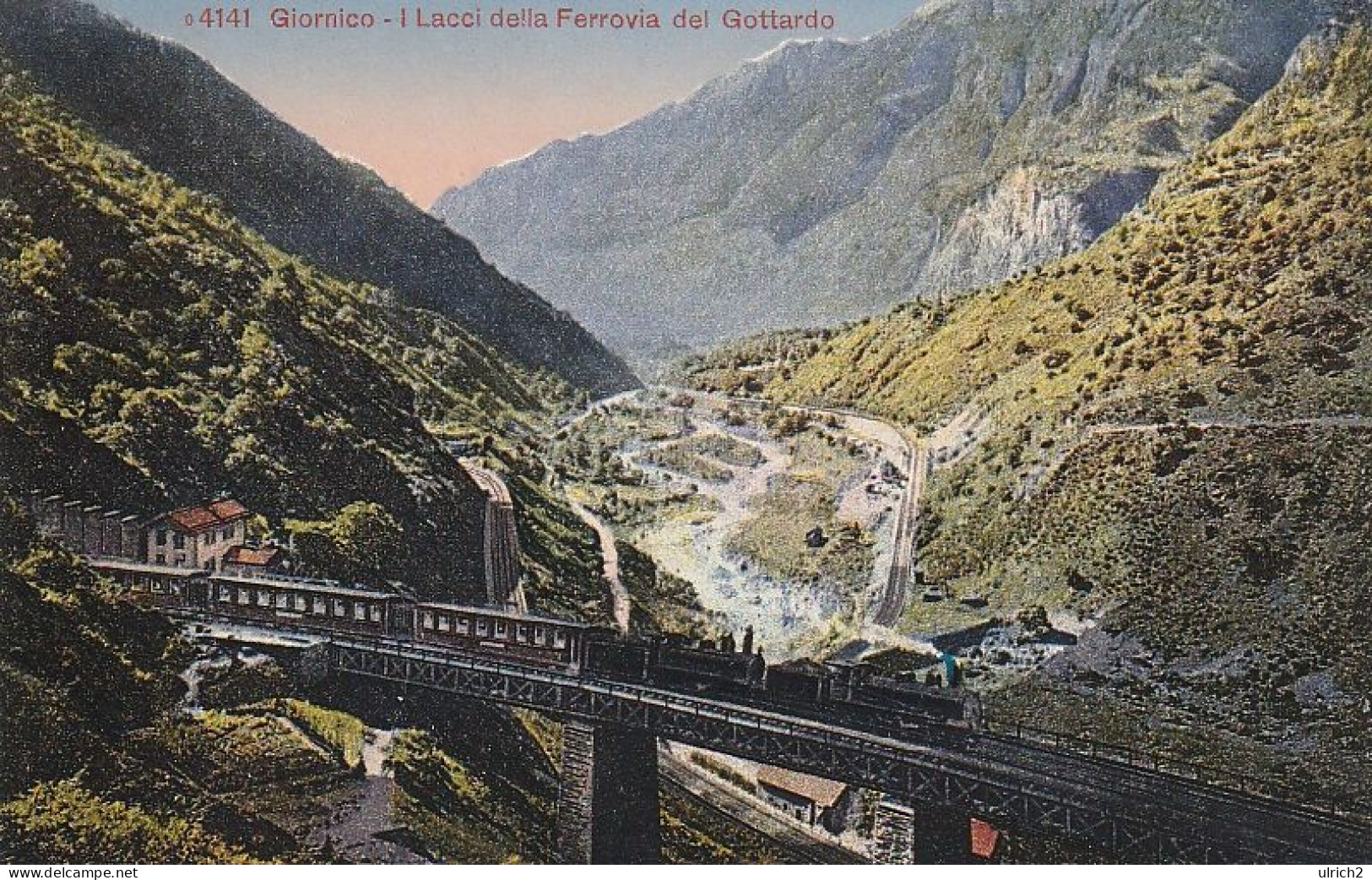 AK Giornico - I Lacci Della Ferrovia Del Gottardo - Ca. 1910 (69463) - Giornico