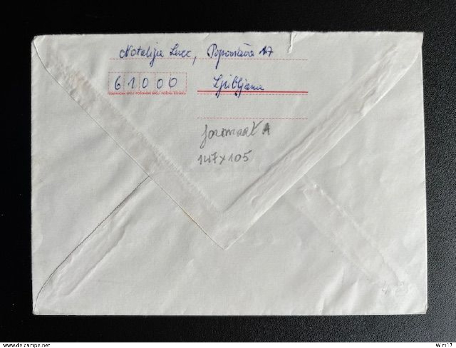JUGOSLAVIJA YUGOSLAVIA 1976 REGISTERED LETTER LJUBLJANA TO MARIBOR 11-06-1976 - Lettres & Documents