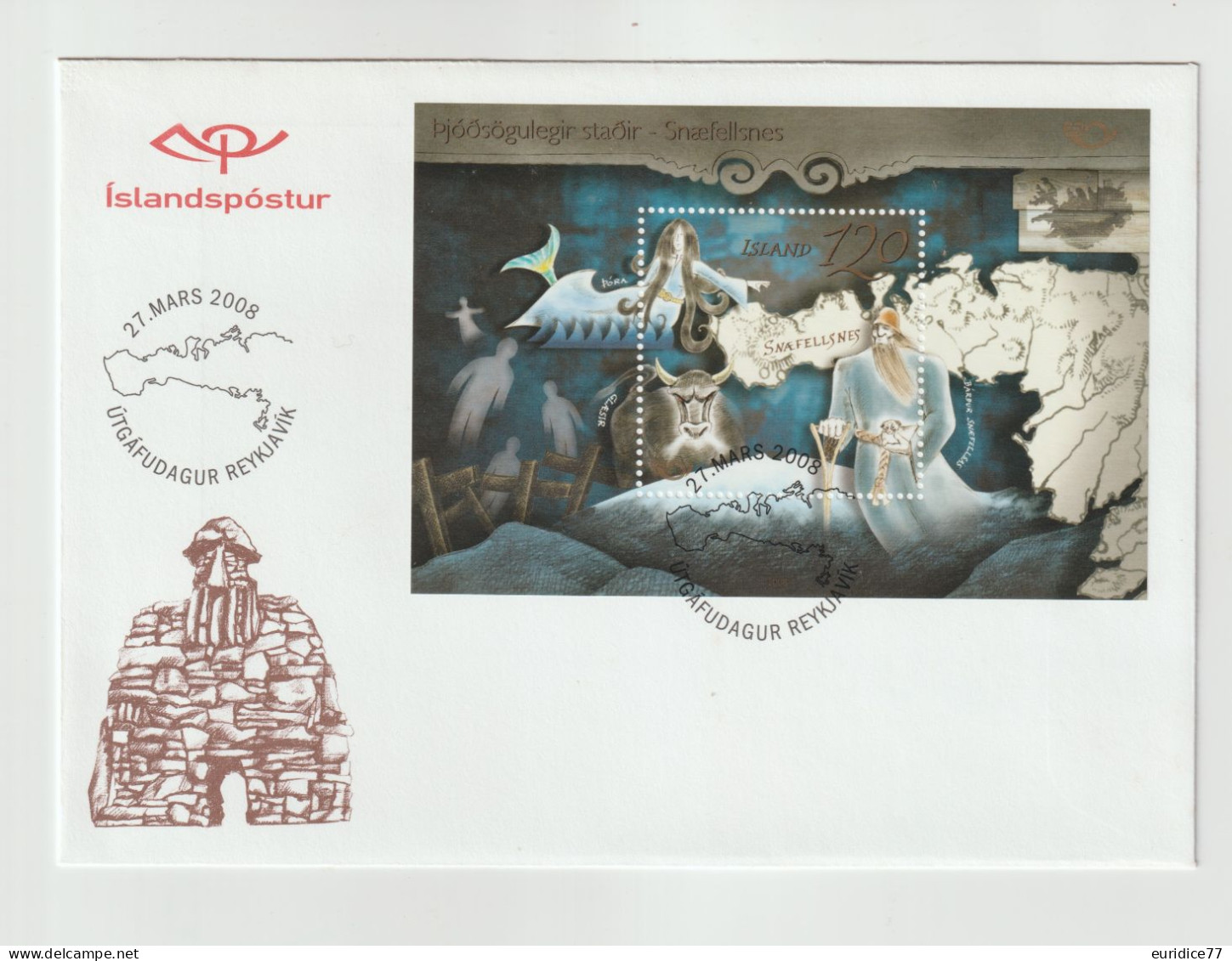 Iceland Islande 2008 - Norden 08 Envelope Premier Jour - FDC