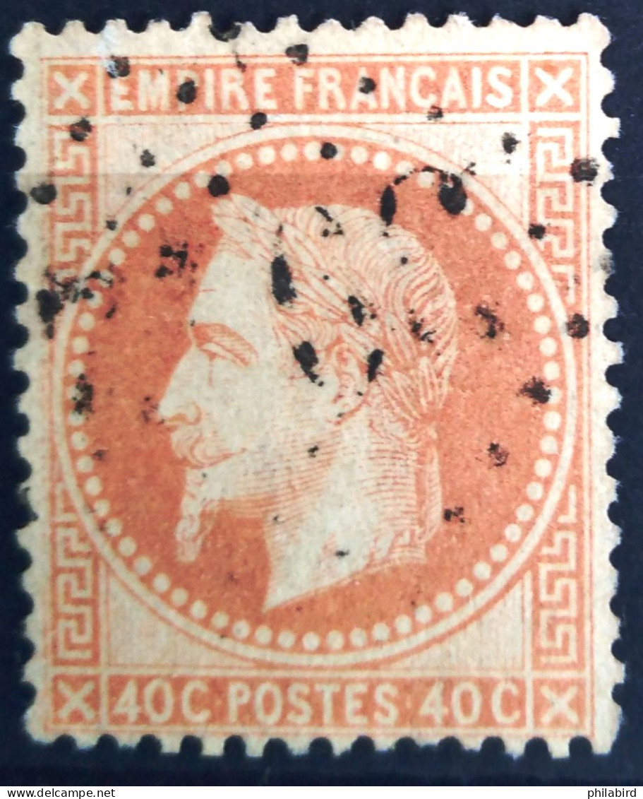 FRANCE                           N° 31                  OBLITERE                Cote : 25 € - 1863-1870 Napoléon III Lauré