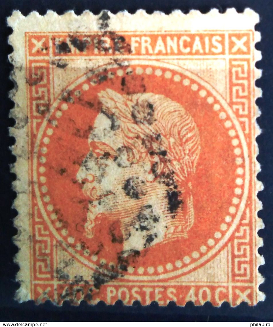 FRANCE                           N° 31                  OBLITERE                Cote : 25 € - 1863-1870 Napoléon III Lauré
