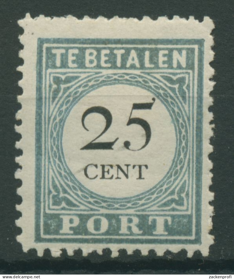 Niederlande Portomarke 1891 Kleine Wertangabe Im Kreis P 11 III E Mit Falz - Postage Due