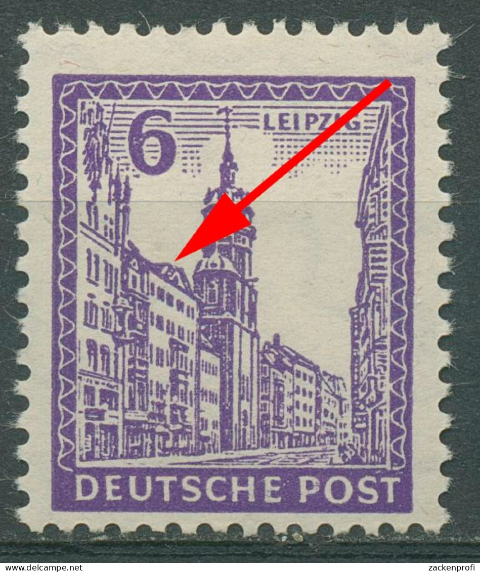 SBZ West-Sachsen 1946 Abschiedsserie Plattenfehler 153 Y A I Postfrisch - Autres & Non Classés