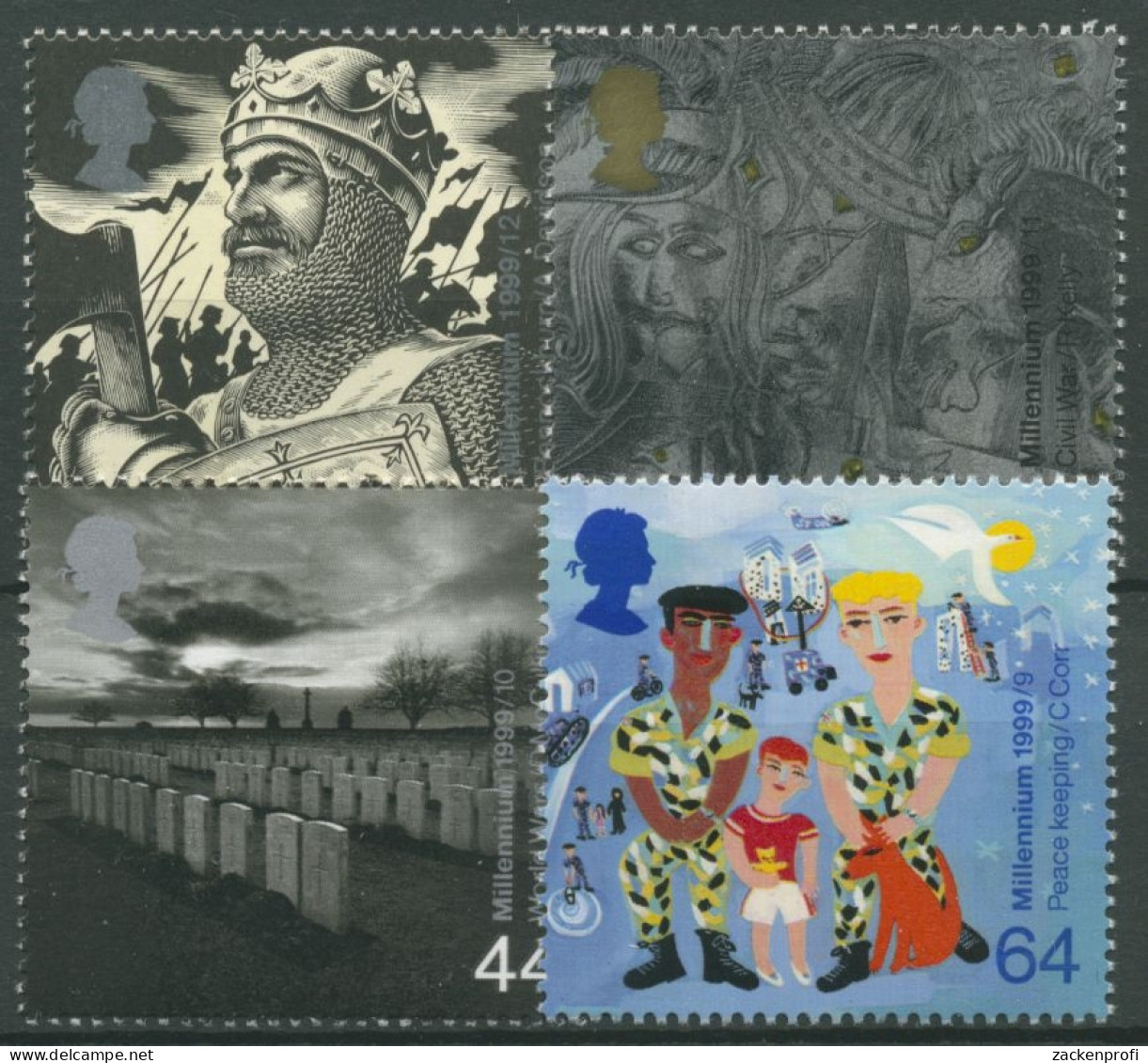 Großbritannien 1999 Millennium Militärische Ereignisse 1827/30 Postfrisch - Unused Stamps