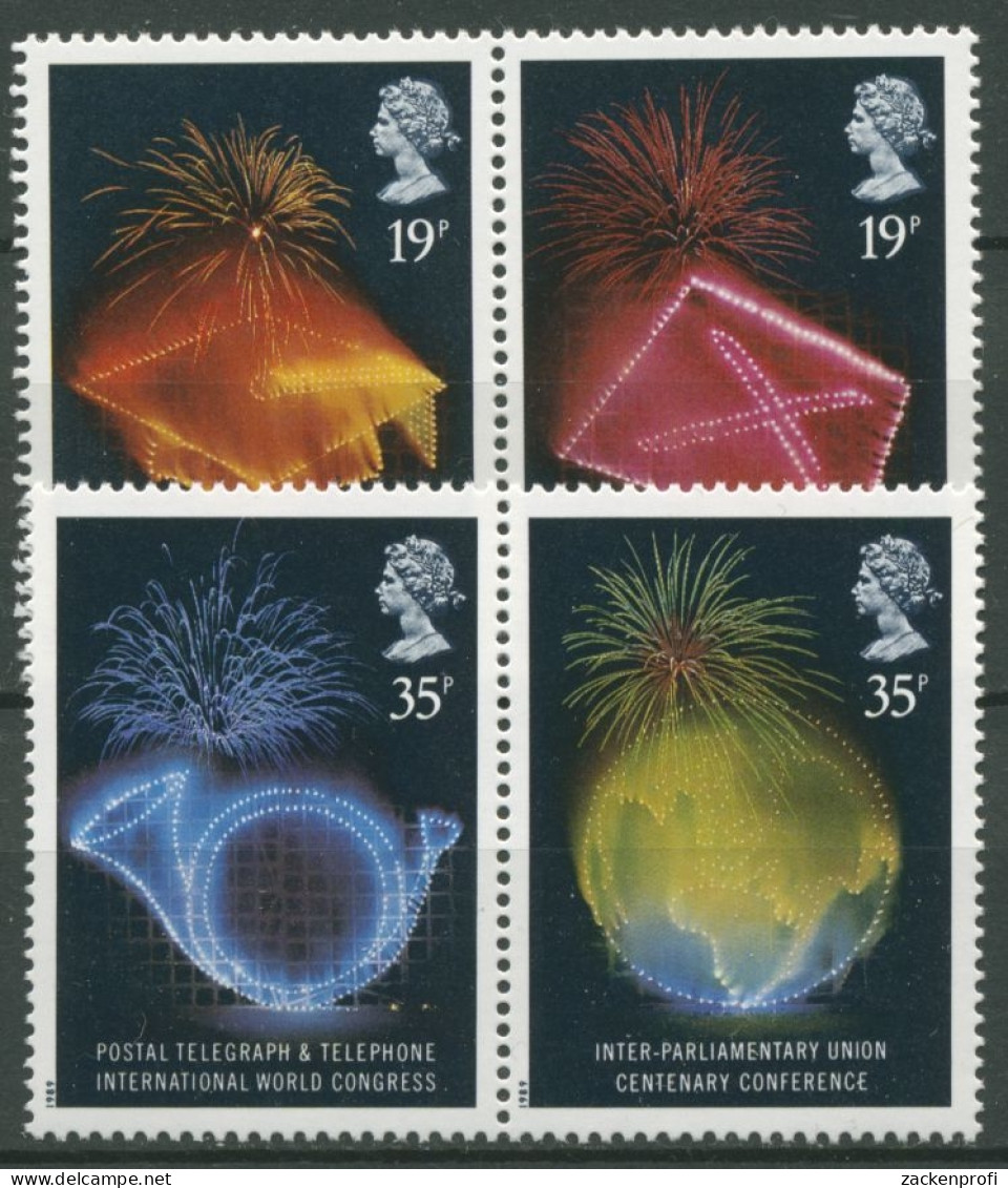 Großbritannien 1989 Jahrestage U. Ereignisse 1198/01 ZD Postfrisch - Unused Stamps