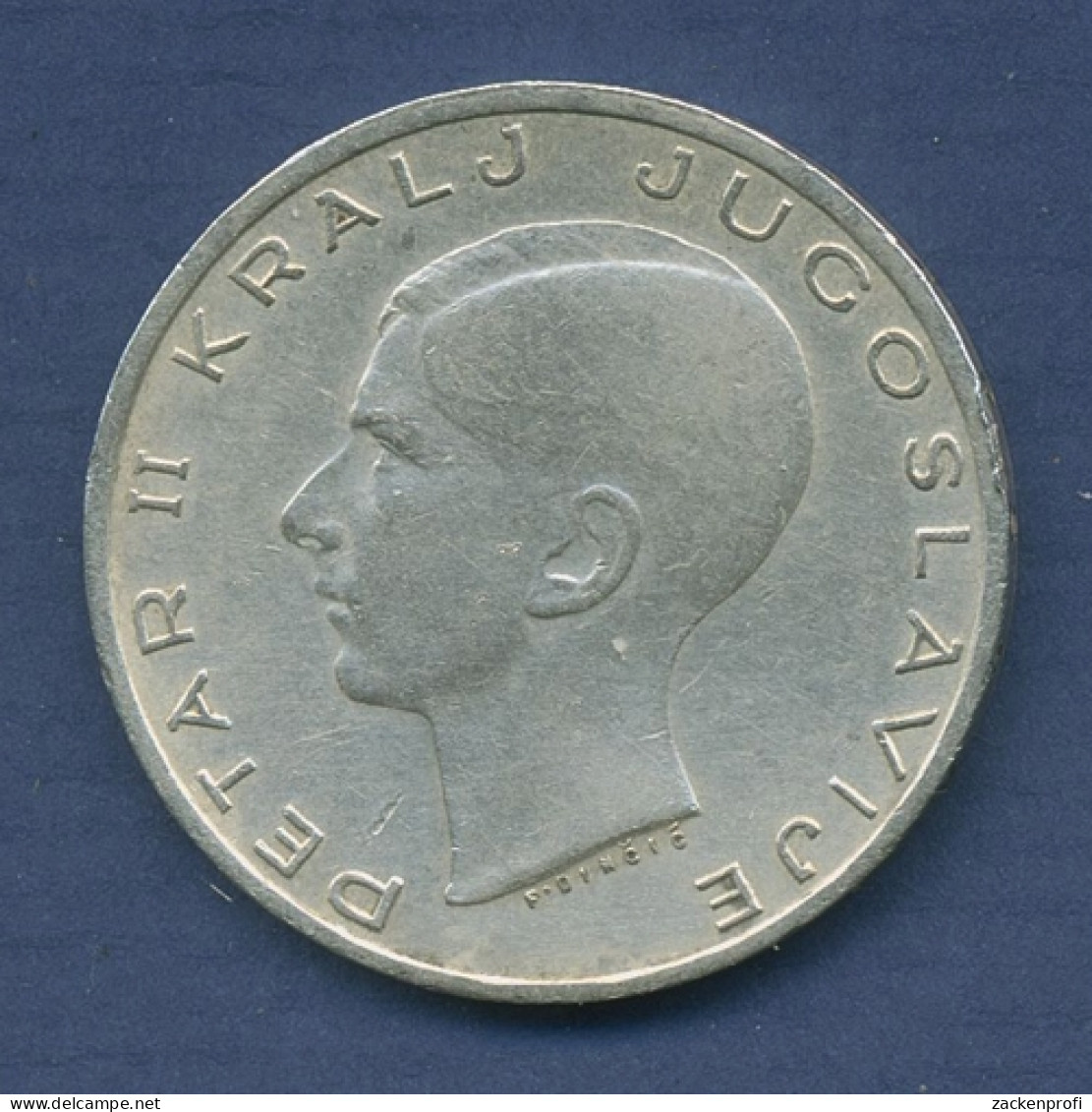 Jugoslawien 20 Dinara 1938, Silber, Petar II., KM 23 Ss (m2552) - Yugoslavia