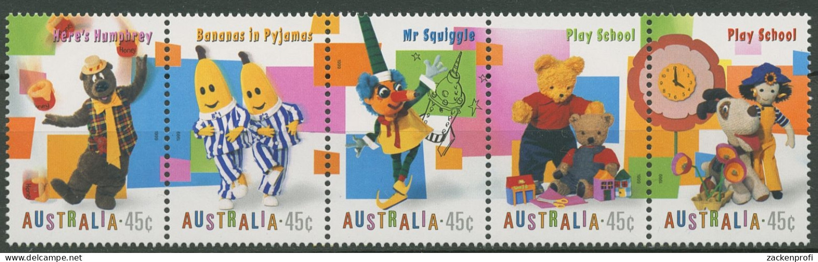Australien 1999 Fernsehsendungen Für Kinder 1814/18 ZD Postfrisch (C29435) - Ungebraucht