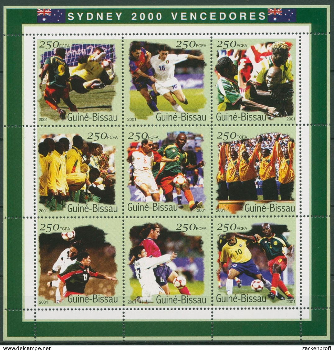 Guinea-Bissau 2001 Olymp. Spiele Sydney Fußball 1306/14 K Postfrisch (C29821) - Guinea-Bissau