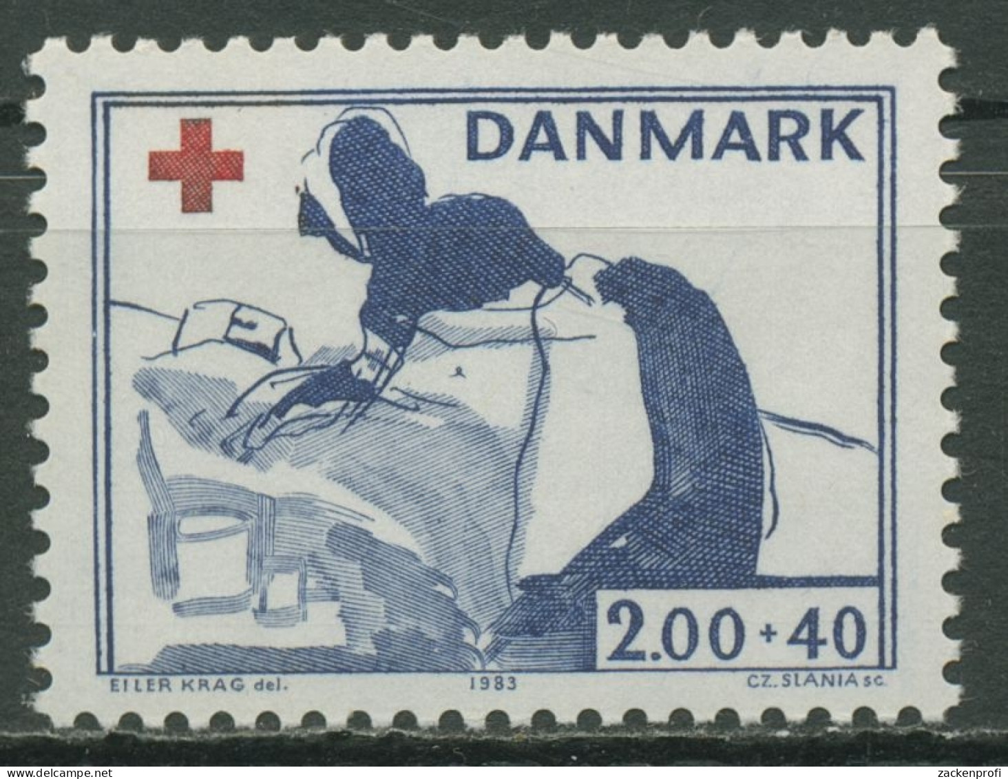 Dänemark 1983 Rotes Kreuz Karankenschwester 768 Postfrisch - Neufs