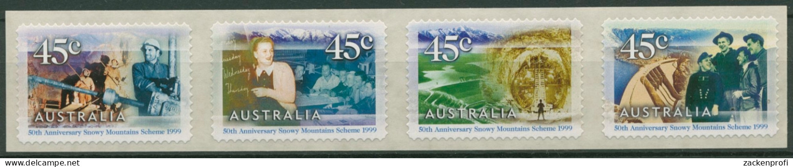 Australien 1999 50 Jahre Wasserspeicherprojekt 1840/43 ZD Postfrisch (C29436) - Ungebraucht