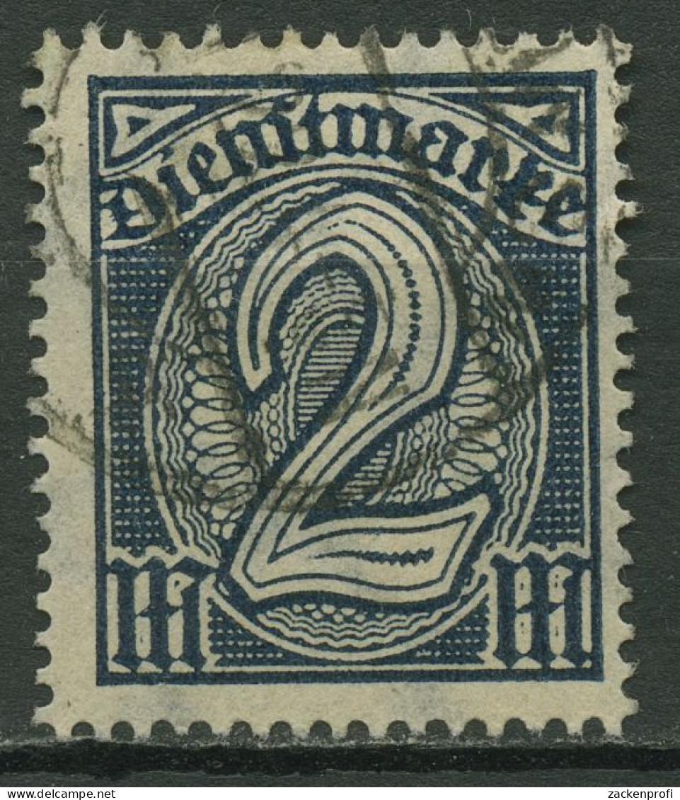 Deutsches Reich Dienstmarke 1922 Wertziffer D 70 Gestempelt Geprüft - Service