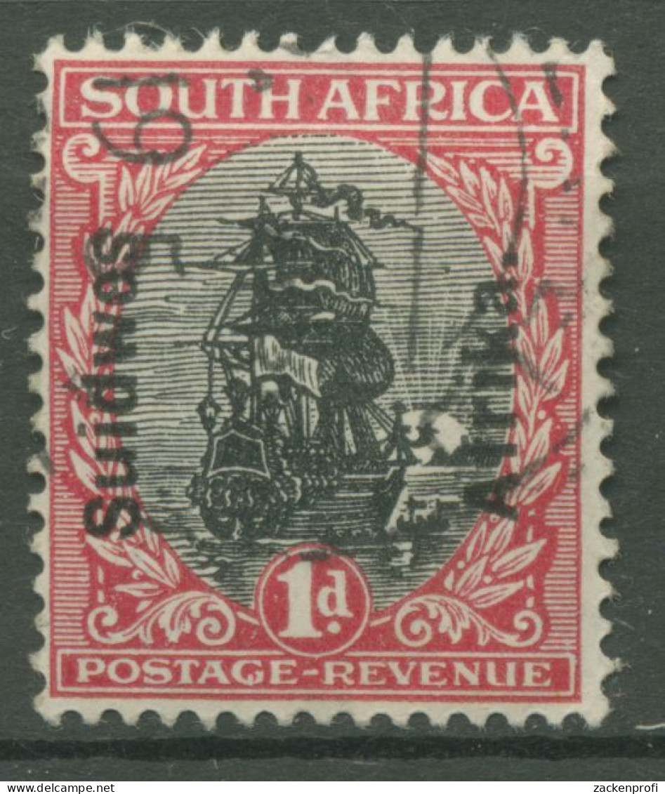 Südwestafrika 1927 Segelschiff 92 Gestempelt - Afrique Du Sud-Ouest (1923-1990)