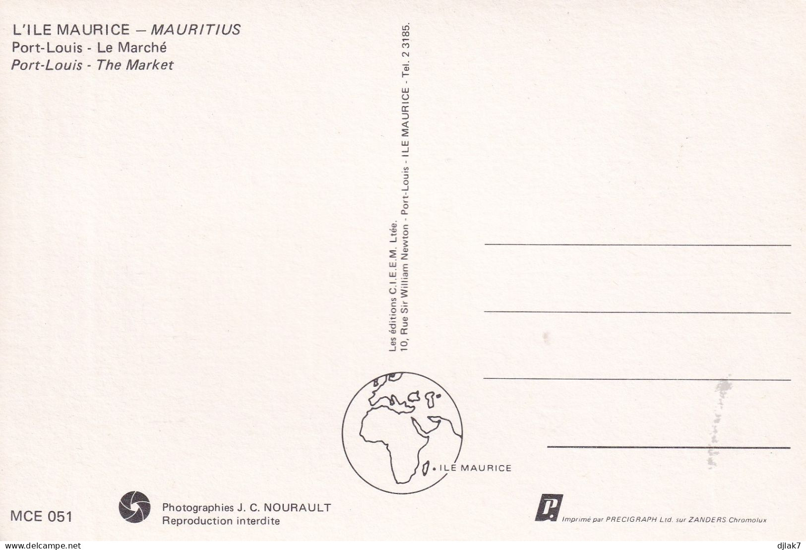 Ile Maurice Port Louis Le Marché - Mauritius