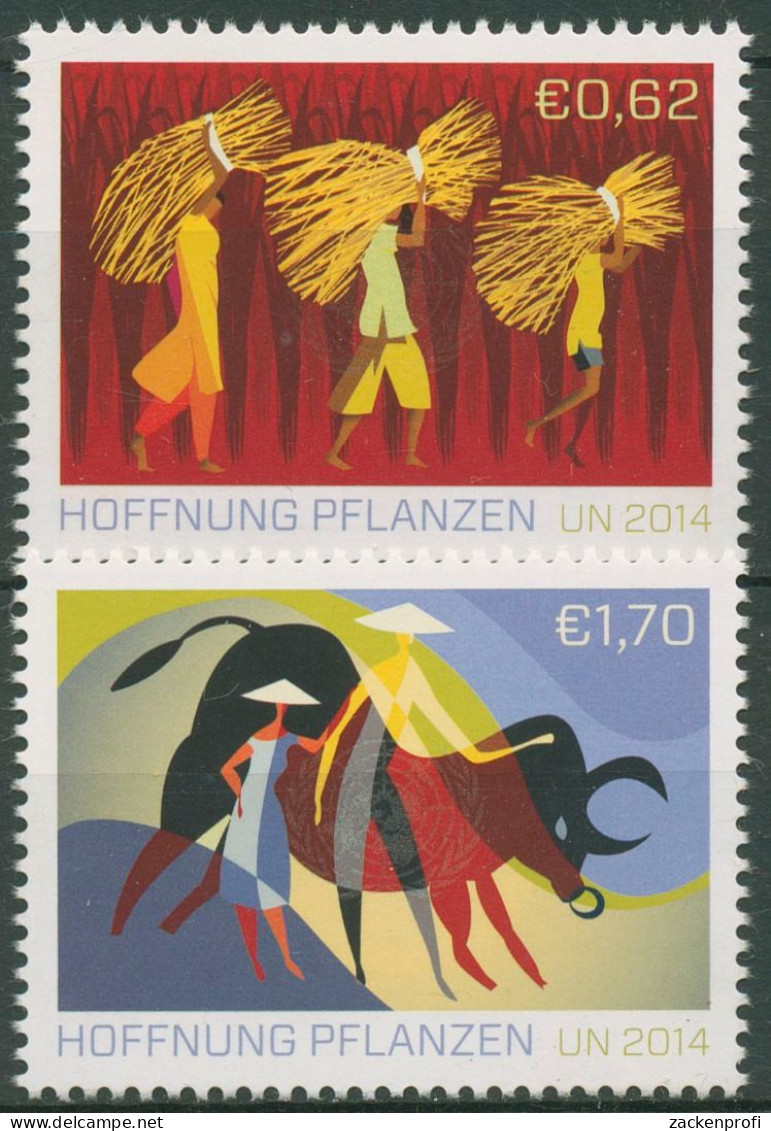 UNO Wien 2014 Jahr Der Bauern Familienbetriebe 840/41 Postfrisch - Unused Stamps