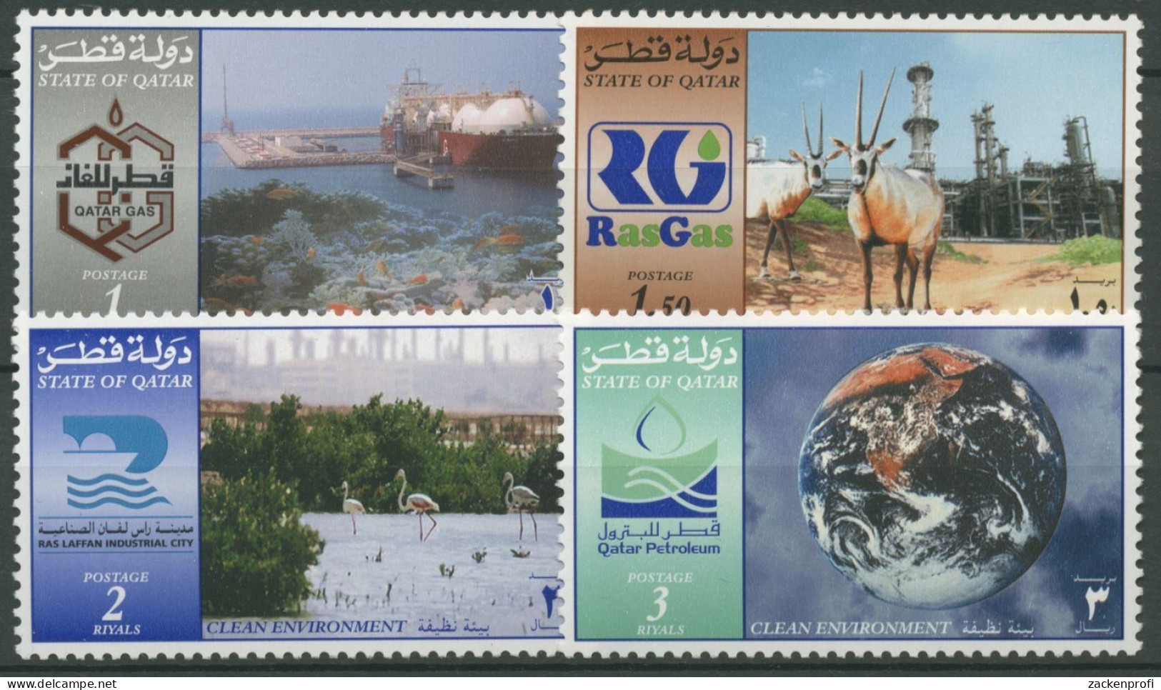 Qatar 2001 Umweltschutz 1178/81 Postfrisch - Qatar